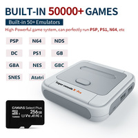 Retro WiFi Super Console X Pro 4K HD TV Consolas de videojuegos para PS1/PSP/N64/DC con más de 50000 juegos con controladores inalámbricos de 2,4G