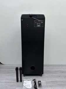 Bán buôn OEM 2025 đôi 12 inch Loa Xách Tay Karaoke Loa thêm hai micro để bán - Product Image 3