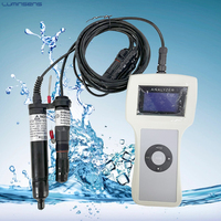 Kit d'équipement de test pour l'aquaculture de crevettes en étang, avec analyseur portable LCD OEM de l'oxygène dissous et du pH, et capteur de DO pour l'analyse des eaux usées