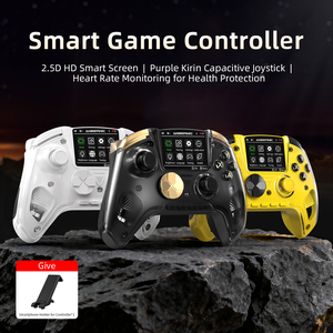 Manette de jeu sans fil RG G01 avec écran IPS 2.5D, moteur de vibration et capteur de fréquence cardiaque pour téléphone, PC/Linux/Switch/Switch2/Android/iOS - Product Image 3