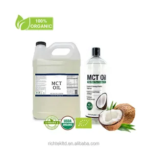 Minyak kelapa padat dingin organik asam lemak rantai panjang tarik (l192) minyak kelapa dengan USDA