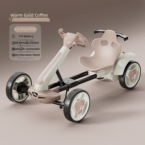 Kart à pédales électrique pliable en acier pour enfants, sans installation, portable, pour les 2-4 ans - Product Image 4