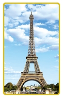 Bloques de Construcción Modulares Personalizados DIY MOC de la Torre Eiffel, Juego de Juguetes Educativos de Construcción a Escala 1:72, 1820 Piezas, Edades 5-14+