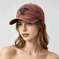 Gorra de Béisbol Unisex con Logotipo Personalizado, Bordado 3D, Hebilla Metálica, 100% Algodón, Tela Común, Casual, para Verano