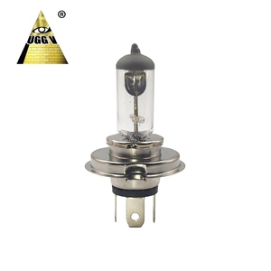 Lampadina per Fari UGGV <span class=keywords><strong>H4</strong></span>, Alta Qualità, Alogena, Universale 12V 55W/100W, Luce Bianca Calda, Singola o in Confezione, P43T - Product Image 1