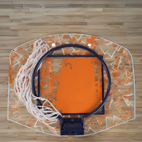 Mini panier de basket-ball intérieur réglable support avec jante réglable pour enfants adultes jeux de famille support mural porte mur bureau à domicile