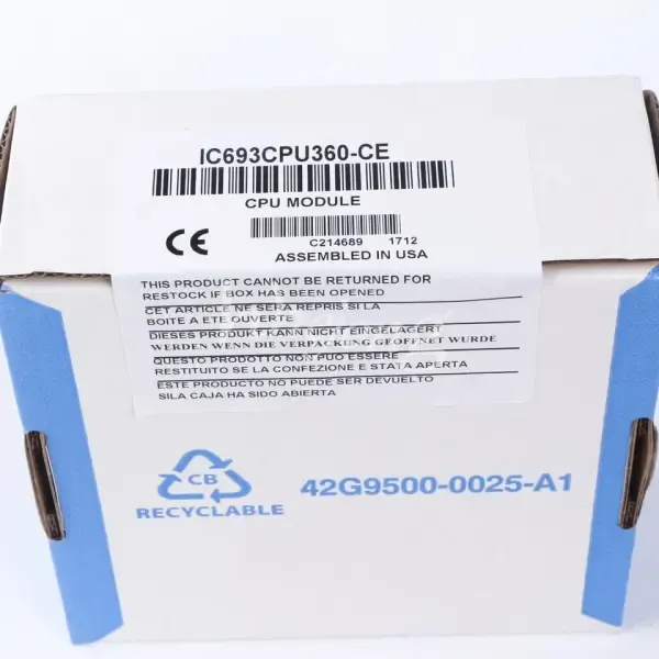 1 Ic693cpu360-ce Module One Plc