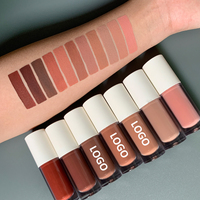 Rouge à lèvres liquide à longue durée de vie, conteneur personnalisé à pigment élevé