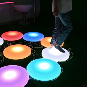 Piste de danse interactive à LED matricielle, sensible à la pression, jouet interactif pour salle de jeux, IP65, contrôle DMX512, 16 couleurs, jardin, boîte de nuit - Product Image 4