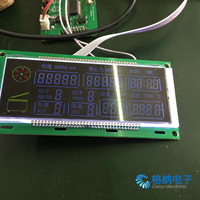 Module d'affichage LCD segmenté personnalisable pour l'automobile TN HTN STN VA BTN avec module d'affichage COG COB Affichage tactile rond