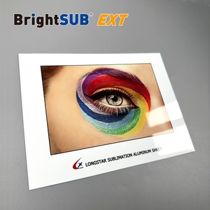 Longstar BrightSub sublimazione foglio di alluminio 0.35mm SCX-SA201 satinato argento stampa a trasferimento termico in metallo con rivestimento lucido - Product Image 2