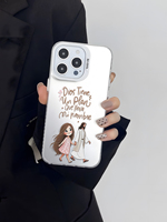 Coque de téléphone antichoc avec illustration religieuse et citation chrétienne espagnole pour iPhone 16/15/14/13/12 Pro Max