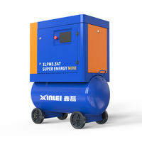 4kw 5.5HP 7/8/10 bar mini mobile rotary vis compresseur d'air XLPM5.5AT