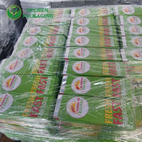 Biodegradable Waterproof Paper Bag Aluminium Foil French Fries Bags