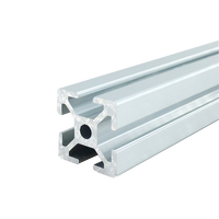Profilé en alliage d'aluminium standard européen 2525 pour banc de travail de pipeline, cadre pour petit équipement, profilé en aluminium industriel