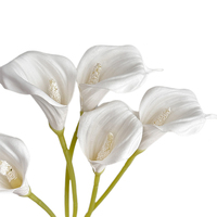 Bunga Calla Lily Buatan dari Busa EVA Putih Grosir untuk Dekorasi Pernikahan, Hari Valentine, Hiasan Meja, dan Dekorasi Rumah, Ringan
