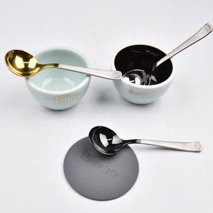 Tazón de cerámica para medir granos de café, tazón de evaluación de productos de café, taza de ventosa de 200ml - Product Image 4