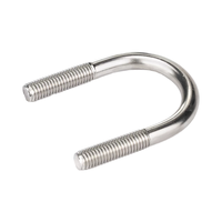 Boulon en forme de U de haute qualité 304 boulon en forme de U en acier inoxydable collier de serrage en forme de U boucle de fixation boulon fixation personnalisation