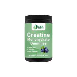 Emballage personnalisé, créatine monohydrate, bonbons gélifiés, nutrition sportive, croissance musculaire, stimulation de l'énergie, gommes à la créatine - Product Image 1