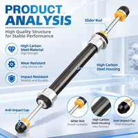 Amortisseur hydraulique bidirectionnel série ACD ACD2050-W 2030 2035-2, tampon d'huile pour bras robotisé et équipement d'automatisation