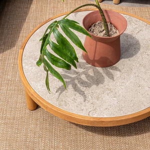 Ensemble <span class=keywords><strong>de</strong></span> canapés d'extérieur en <span class=keywords><strong>teck</strong></span>, 4 places, moderne, sectionnel, pour terrasse et <span class=keywords><strong>jardin</strong></span>, avec lit <span class=keywords><strong>de</strong></span> repos et canapé-lit - Product Image 4