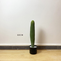 Planta de Cactus Artificial de Plástico, Decoración para el Hogar, Cactus para Interiores y Exteriores, Decoración para el Hogar y la Oficina, Plantas Artificiales