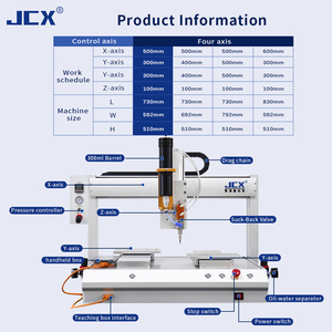 Máquina Dispensadora UV de Doble Plataforma de 300 ml con Barril de Silicona, Totalmente Automática y Controlada por PLC - Product Image 4