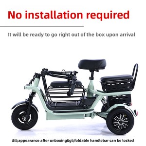 Scooter électrique léger de 10 pouces pour personnes âgées, hommes et femmes, 48 V 1000 W, pour transporter des enfants et faire les courses - Product Image 4