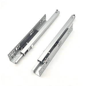 High Quality Undermounted <strong>Drawer</strong> <strong>Slides</strong> Cabinet Hydraulic Push Open Furniture Hardware Smooth Running - Product Image 1