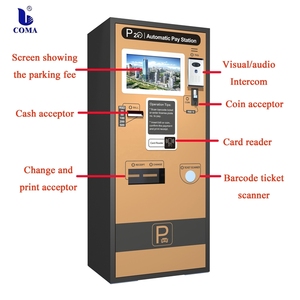Système de stationnement automobile en libre-service, accepteur de billets électroniques, machine de paiement par ticket - Product Image 1