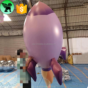 10ft 퍼레이드 플로팅 풍선 로켓 복제 휴일 퍼레이드 장식을 위해 맞춤형 3m 거대한 헬륨 풍선 A10917 - Product Image 1