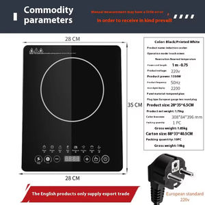 Electrodomésticos de cocina, cocina de inducción comercial, placa vitrocerámica eléctrica independiente, estufa independiente - Product Image 4