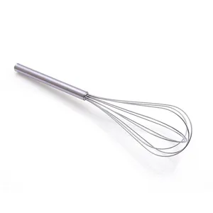 wilbest Non-Stick Coated Whisk, Stainless Steel & Silicone Balloon Whisk Wire Whisk Set, 12 inch, Size: 12-Inch, Silver