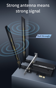 <span class=keywords><strong>Intel</strong></span> <span class=keywords><strong>AX210</strong></span> 5374Mbps อะแดปเตอร์การ์ดเชื่อมต่อเครือข่ายไร้สาย WiFi6E BT5.2ภายนอกสำหรับ PCIE-16X/4X/8X/ช่องเสียบ1X-COMFAST - Product Image 3
