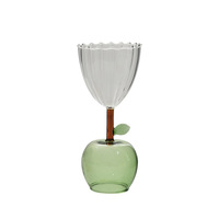 Verre à champagne créatif en forme de pomme et de poire, gobelet coloré pour eau, idéal pour les bars - Meilleures ventes