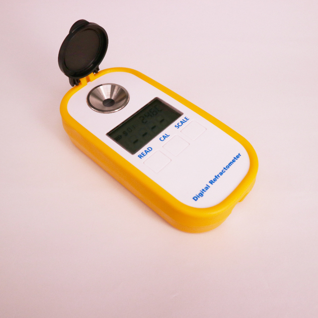 Lab Industrial Device 0-50% 0-90% Juice Jam Fruit Food Sugar Measurement Brix Meter Refractometer With Temperature Compensation