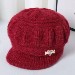 Women's Knitted Wool <b>Hat</b> Pink Warm Windproof Autumn <b>Winter</b> Casual Stylish Commute Anti Pilling Pumpkin <b>Hat</b> - Product Image 2