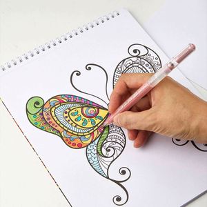 Libro para Colorear de Mariposas Creativo para Niños y Adultos, Diseño Espiral en Papel A4 para Aliviar el Estrés - Product Image 2
