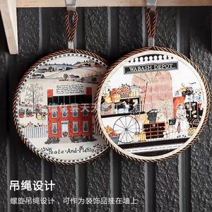 Tapete Redondo Retro con Colgador de Cuerda para Decoración del Hogar, Arte para Colgar en la Pared - Product Image 1