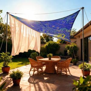 100% Polyester UV ngoài trời Spandex <span class=keywords><strong>Shade</strong></span> Sails vườn sử dụng đùn Dệt công nghệ ngoài trời <span class=keywords><strong>nets</strong></span> & Sails - Product Image 4