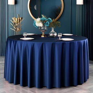 Luxury Satin Champagne Gray Round <strong>Table</strong> <strong>Cloth</strong> Decoration Solid Color Multiple Size for Weddings Parties Banquet Conference - Product Image 6