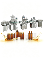 Machine de remplissage et d'emballage de jus pour la production des petites entreprises avec systèmes automatiques de formage et de scellage de cartons.