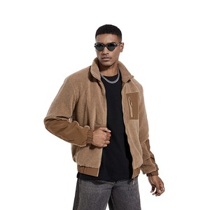 Giacca <span class=keywords><strong>in</strong></span> pile da uomo con cerniera caldo cappotto autunnale invernale girocollo pronto per la spedizione Design personalizzato per rendere il tuo marchio - Product Image 2