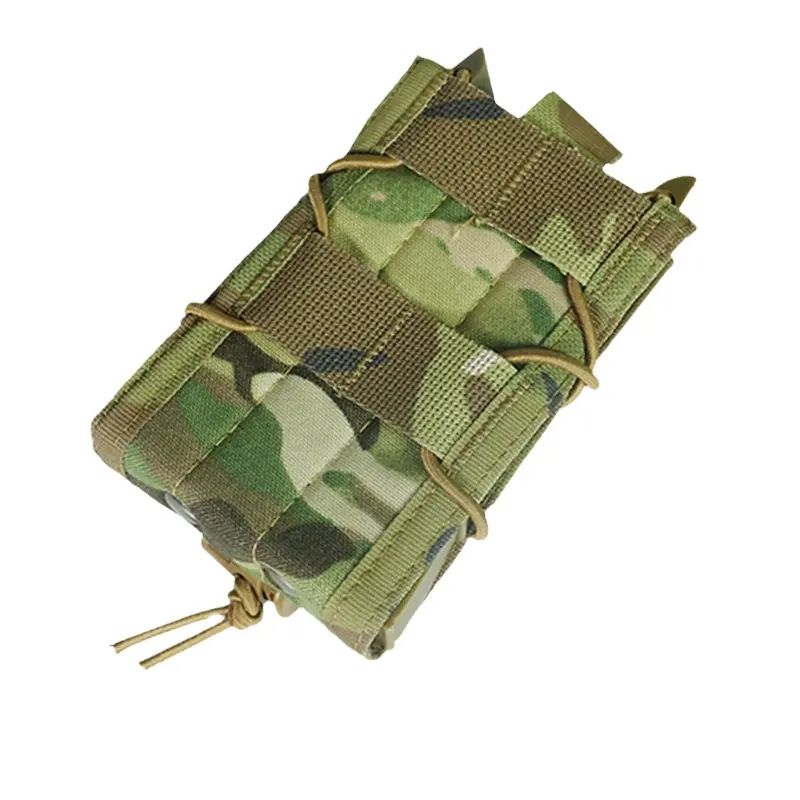 Multifunzione a sgancio rapido Molle Pouch Nylon Tactical Vest portautensili Triple Holster Molle Pouch