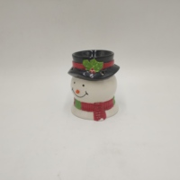 Chauffe-cire en céramique personnalisé pour l'automne printemps été-Diffuseur d'encens aromatique et d'aromathérapie pour Noël
