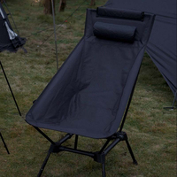Chaise pliante de camping portable Rouser, chaise pliante légère et confortable pour le camping en plein air, la randonnée et les pique-niques