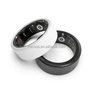 Anello intelligente MIUNDA MR-S003 telecomando in ceramica NFC con USA6 ~ 13 # monitoraggio del sonno da indossare per il Fitness del cardiofrequitore