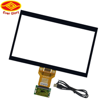 Panel de pantalla táctil capacitivo Industrial, Kit de superposición de 7, 8, 10,1, 12, 13,3, 14 pulgadas