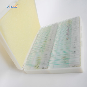 Equipo de enseñanza de biología: Juego de 100 tipos de especímenes de animales y plantas, en stock, para observación microscópica en portaprobetas. - Product Image 2