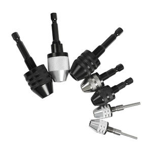 Portabrocas de cambio rápido de 0.3-6.5mm con vástago hexagonal, de tres mordazas autocentrante, adaptador para taladro eléctrico de 3.6mm - Product Image 4